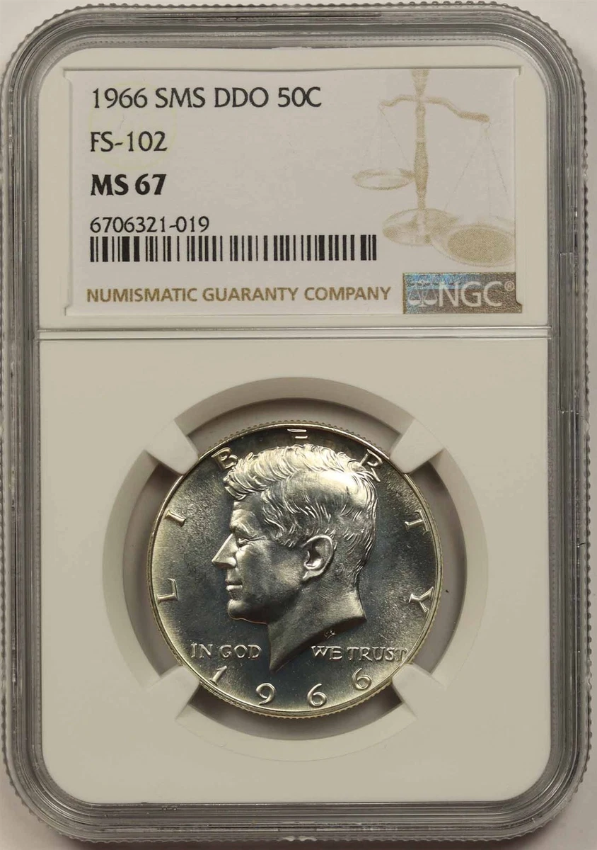 アメリカ 1966年 SMS .ケネディ ハーフダラー 銀貨 MS67 MS 67 Graded 1966 Kennedy US Half Dollars (1964-Now) for sale | eBay