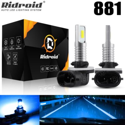 2 pack 881 LED Fog Light Driving Bulbs 862 886 889 894 896 898 Xenon ...