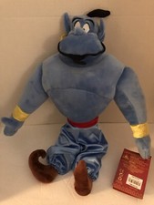 Disney Authentic Aladdin The Genie Embroidered Plush Toy Doll Large 18" H