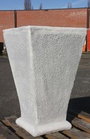 Moderner Pflanztopf Aus Steinguss Gartendeko Bepflanzen Frostfest Neu PO-1805