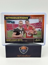 2023 Absolute  Introductions Orange Spectrum #19 Jake Haener, Michael Wilson /75