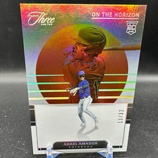 Adael Amador Rookie On The Horizon /32 2024 Panini Three & Two #1 Rookie /32