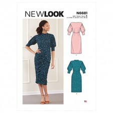 New Look Sewing Pattern 6681 Women A (4-6-8-10-12-14-16)