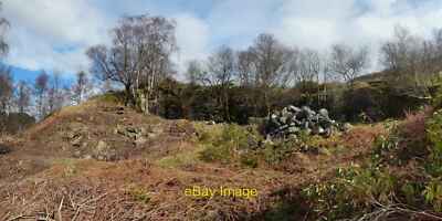 Foto 6x4 stillgelegter Steinbruch Dumbarton diese enge, aber weite Winkelansicht des c2016