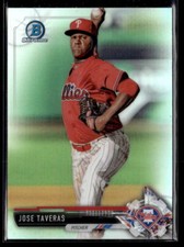 Jose Taveras - 2017 Bowman Draft Chrome Refractor #BDC-73 Philadelphia Phillies