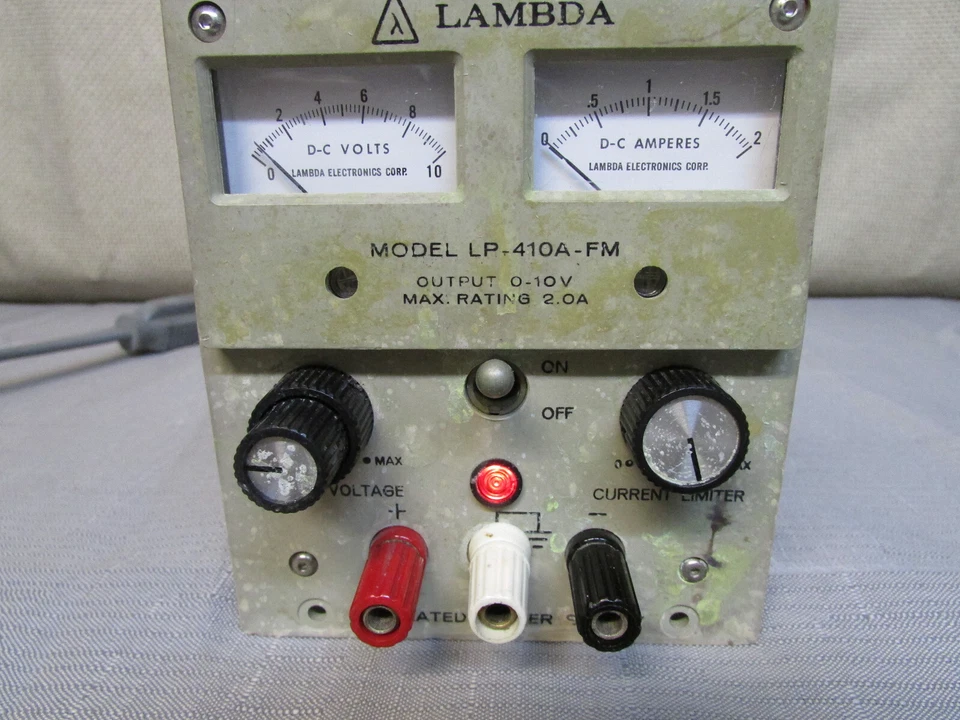 Lambda Regulated Power Supply Model LP-410A-FM Powers Up - Image 2 of 4