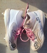 Adael Amador Game Used Baseball Cleats Colorado Rockies Prospect 