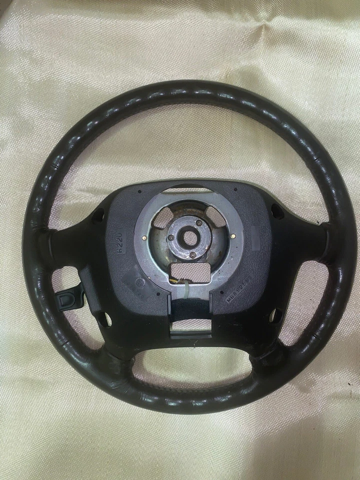 Volante izquierdo mitsubishi montero 1994 1995 1996 1997 volante marrón wbag Foto 2 de 4