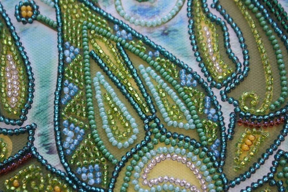DIY Bead Embroidery Needlepoint Kit "Cancer " Stitching Handmade Beadwork - Image 4 of 4