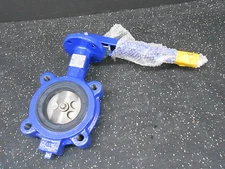 KEYSTONE FIGURE 222 3" CAST IRON BUTTERFLY VALVE WITH 304 SS DISC & HANDLE