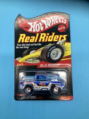 Hot Wheels Real Riders Baja Bruiser Series 8 New with Plastic Case