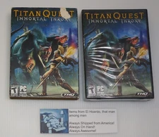 Titan Quest: Immortal Throne (PC, 2007) THQ Expansion Pack Factory Sealed Game