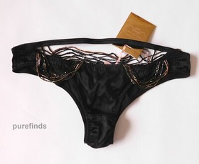 AGENT PROVOCATEUR SOIREE LIDIJA SILK DEMI BRA 32D & BRIEF SIZE 2 RRP &pound;790 NWT