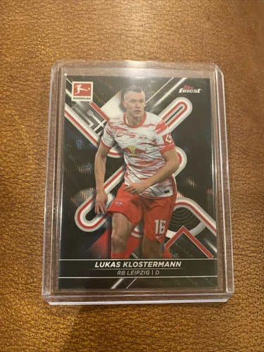 2022 Topps Finest Bundesliga Lucas Klostermann Black 175/199 RB Leipzig