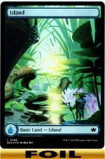 1x - ISLAND - #266 - FOIL FULL ART - Bloomburrow - NM MTG
