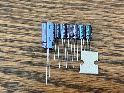 Technics SL-23 & SL-20 Speed Repair Kit Capacitor Upgrade Set Turntable Recap