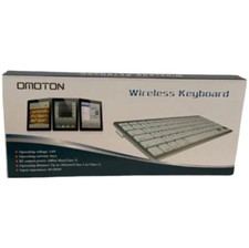 OMOTON Bluetooth Wireless Keyboard For PC Latptop Desktop Apple Mac