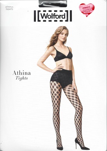Wolford Athina Tights • S • black ... mit auffallendem Netzmuster - Bild 4 von 6