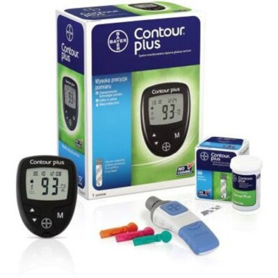 Contour Plus Blutzuckermesssystem mit Contour Plus 25 Teststreifen gratis