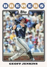 Geoff Jenkins Topps 2008 Baseball Card #206