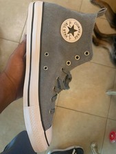 Converse Gray Grey Black White Chuck Taylor All Star High 170021C Men's Size 10