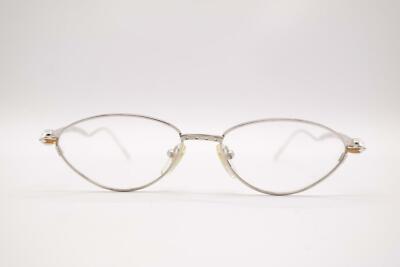 Vintage Aston Martin AM 35 Silber oval Brille Brillengestell eyeglasses NOS