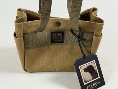 FILSON RUGGED TWILL SMALL OPEN TOTE BAG TAN NWT | eBay