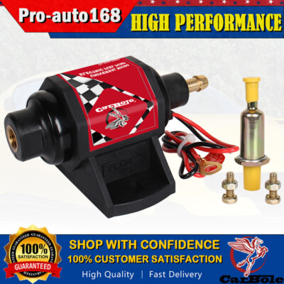 Universal Micro Electric Fuel Pump Gasoline 2 3.5 PSI Low Pressure 42 GPH 12V
