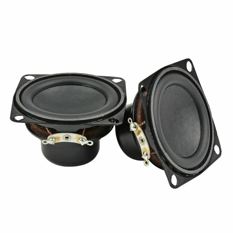 1 pair 10W 2in Full Range 4ohm Universal Magnetic Speaker With Fixing Hole Space - Image 3 of 4