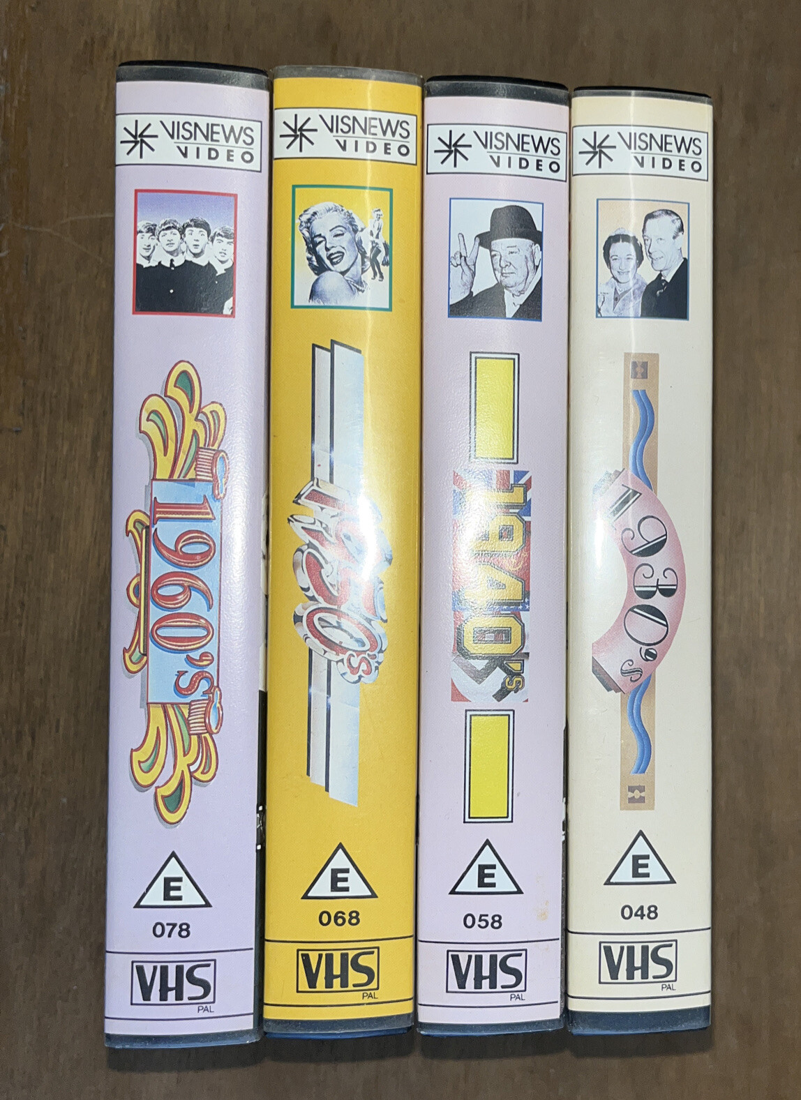 VHS tapes -  THE 1930's, 1940's, 1950's, 1960's -  MUSIC MEMORIES AND MILESTONES