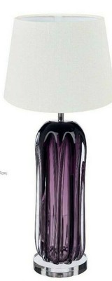 large purple table lamp
