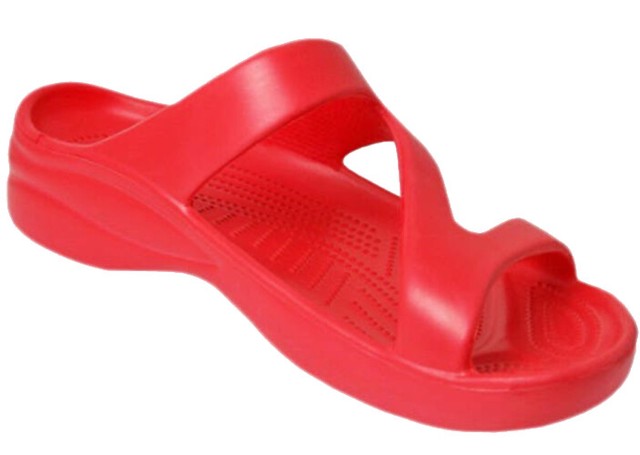 DAWGS Ladies Z-Sandals Arch Support Sandals - Red Sizes 5-11 | eBay