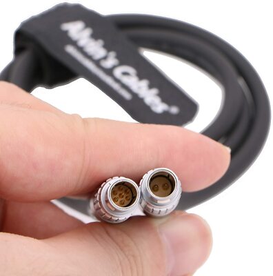 Nucleus M 7 Pin to 2 Pin Steadicam Rig Power Cable for Tilta RED ARRI Cameras