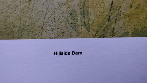 C WARREN CULLAR 1978 HILLSIDE BARN ARTIST PRINT - Picture 12 of 22