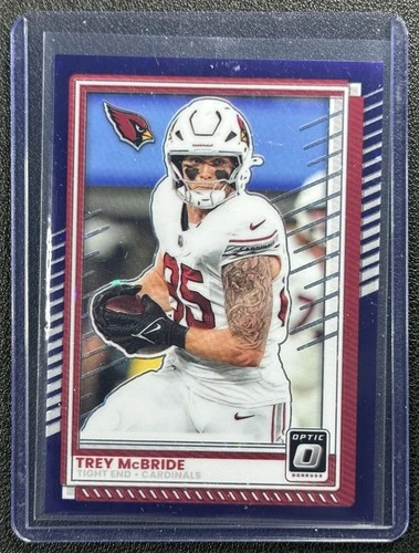 2025 Donruss Optic Football Purple Stars Trey McBride #74