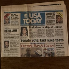 VINTAGE USA TODAY AUGUST 4 1992 SECTIONS A & D EXCELLENT CONDITION