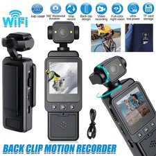 HD Pocket Action Camera 360° Rotation WiFi Vlog Camera Handheld Sports Cam DV