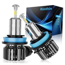 H8 H9 Fog Bulbs, 6500K Cool White Fog Light Bulbs, 1:1 Design with Cooling H11