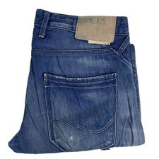 Jack And Jones Mens Core 75 Low Impact Arc Straight Jeans Size 32 Good Worn JB96