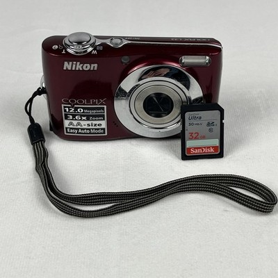 Nikon Digital Camera Coolpix L22 12.0MP with com : 3.6x L2