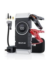 2000a Jump Starter W Air Comp. 400w Inverter - 12v For 8.5l Gasdiesel