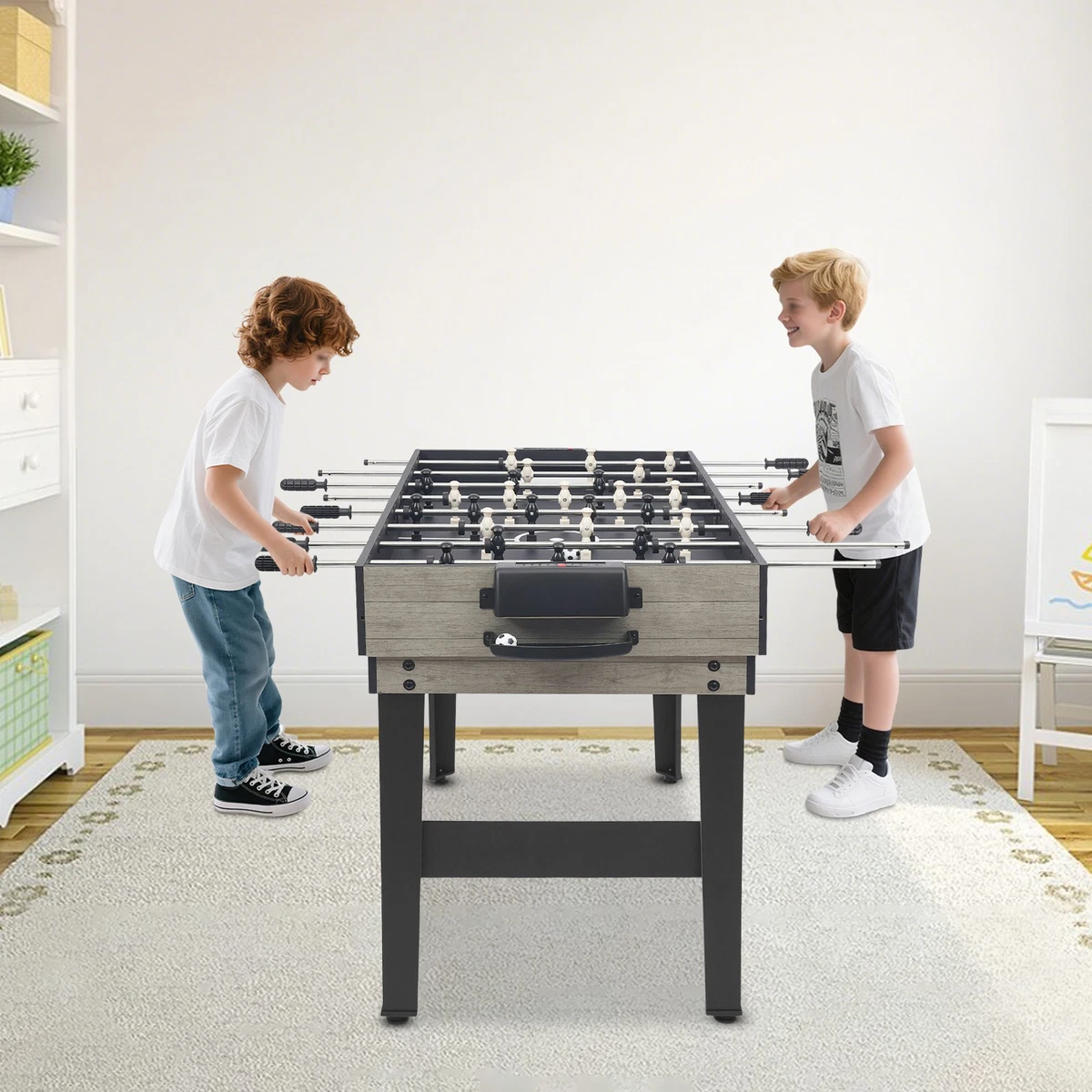 10-In-1 Multifunktionstisch Spieltisch Multispieltisch Bodenständer 122*60*80 cm
