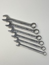 Snap On Tools Spline Wrench Set 38 - 1116 Aviation Short Combo Wrenches