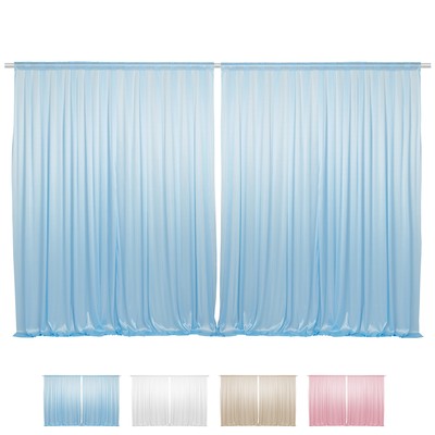 2pk Photography Backdrop Curtains - Party, Wedding Photo Booth Backgrounds
