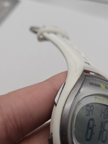Reloj Digital Timex Ironman 30 Años Blanco M657 - Batería Nueva - Imagen 5 de 14