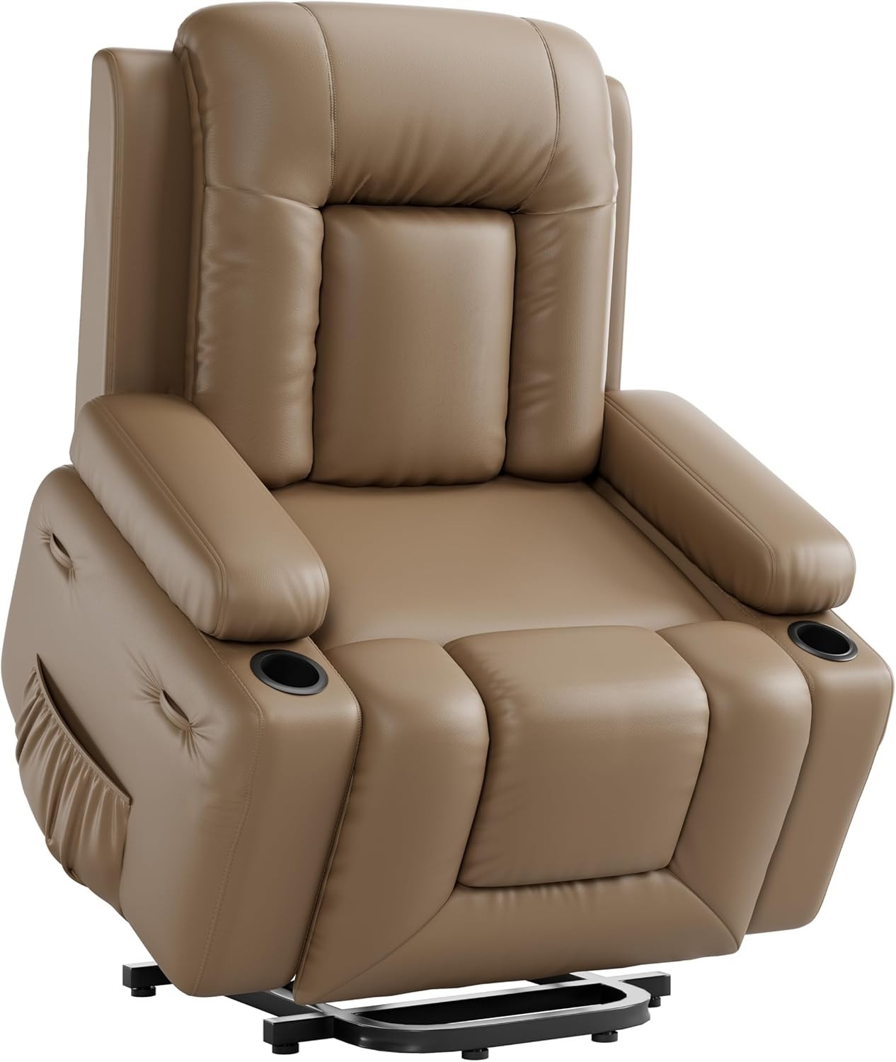 22" Power Lift Recliner Chair,Massage,Heat, Adjustable Reclining Chair,Ergonomic