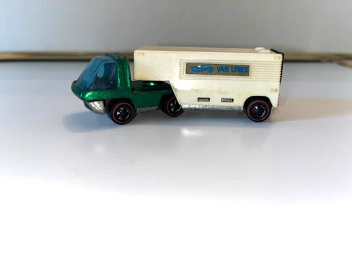 1969 Redline Hot Wheels The Heavy Weights Van Lines HONG KONG