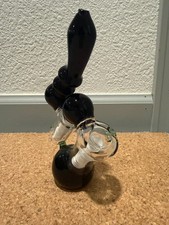 Black Widow Glass Spoon Pipe 6” Tall Novelty Tobacco Smoking Pipe