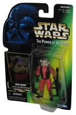 Star Wars Power of The Force 1997 Green Card Nien Nunb Kenner Figure
