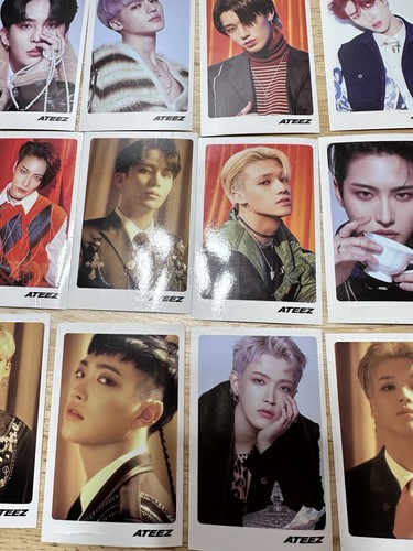 Ateez Photocard Set, Lot of 54 Cards 3 1/2" X 2 1/4", FREE Shipping from USA - Picture 13 of 20